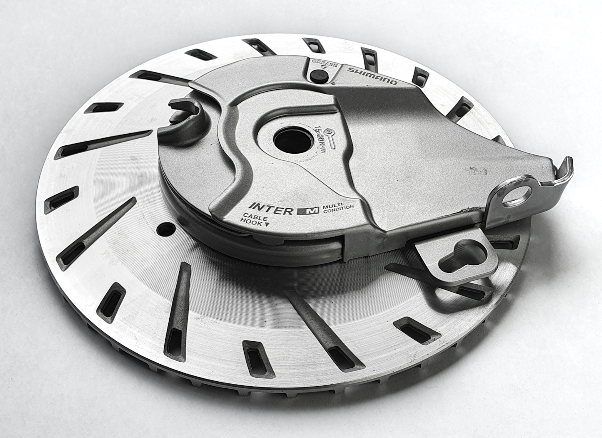 Shimano Rollerbrake BR-IM86F für Vorderrad IS Disc ohne Zubehör -Montagespuren-